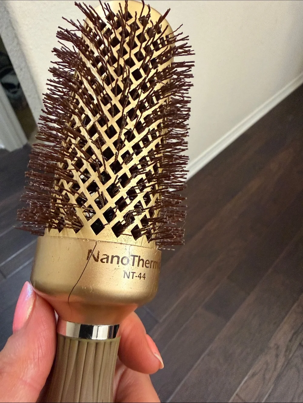 Nanothermic Gold Round Barrel Hair Brushes - Set of 2